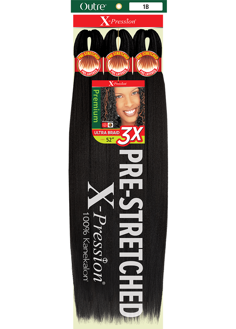 Pre Stretched Braiding Hair ( Xpression)